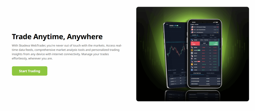 Skadeva trading app